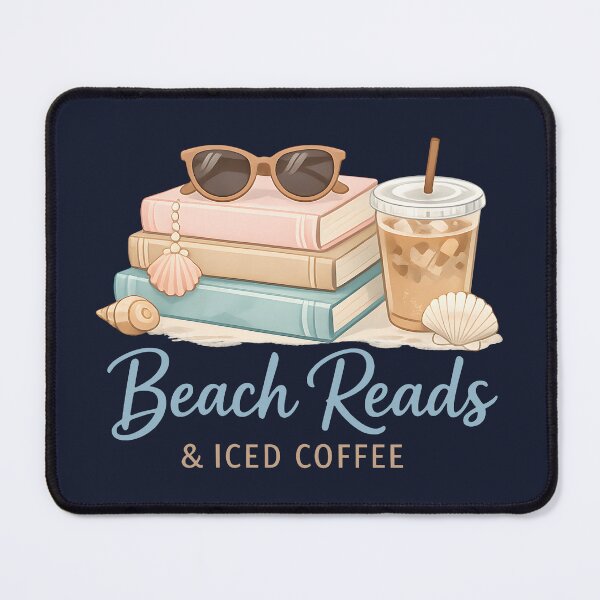 Item preview, Beach Reads & Iced Coffee Summer Reading Club Cozy Coastal Book Lover Gift designed and sold by Artycom.