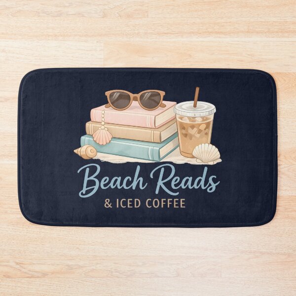 Item preview, Beach Reads & Iced Coffee Summer Reading Club Cozy Coastal Book Lover Gift  designed and sold by Artycom.