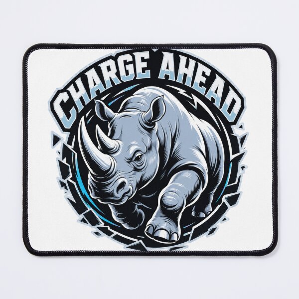 Item preview, Charge Forward – Rhino Power Emblem designed and sold by FusiTink.
