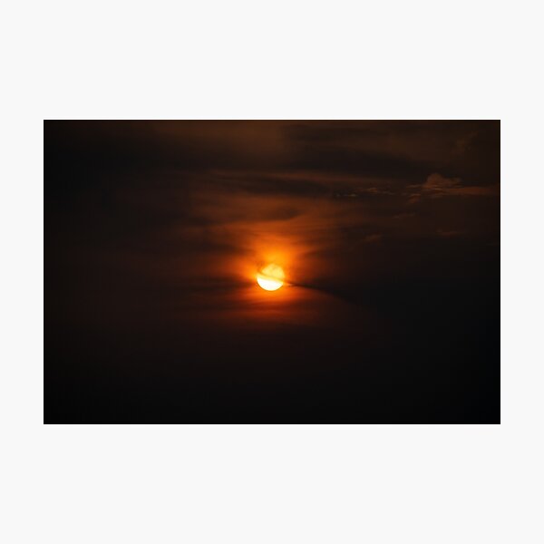Burnt Umbra Photographic Print