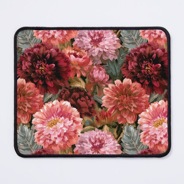 Item preview, Fragrant Dahlias Print - Hawaiian Flower Pattern - Retirement Gifts for Dad designed and sold by RoyalStarsPatts.