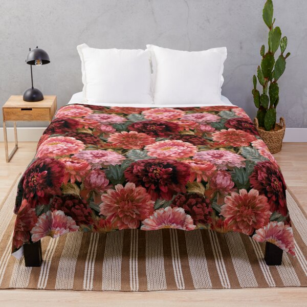 Item preview, Fragrant Dahlias Print - Hawaiian Flower Pattern  - Retirement Gifts for Dad designed and sold by RoyalStarsPatts.