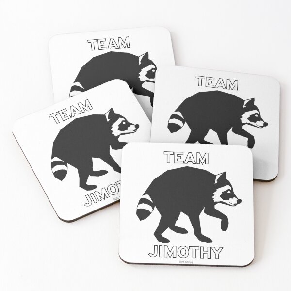 Item preview, Team Jimothy Geometric Raccoon Est 2026 Viral Meme Design designed and sold by GibasVisuals.