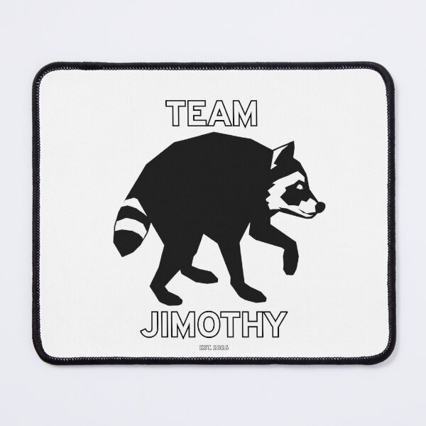 Item preview, Team Jimothy Geometric Raccoon Est 2026 Viral Meme Design designed and sold by GibasVisuals.