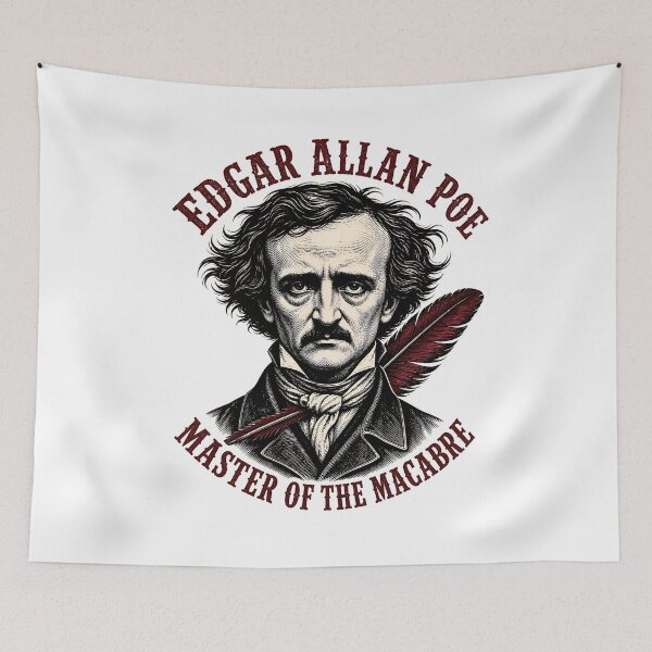 Item preview, Edgar Allan Poe: Master of the Macabre Portrait designed and sold by Fenay Designs.