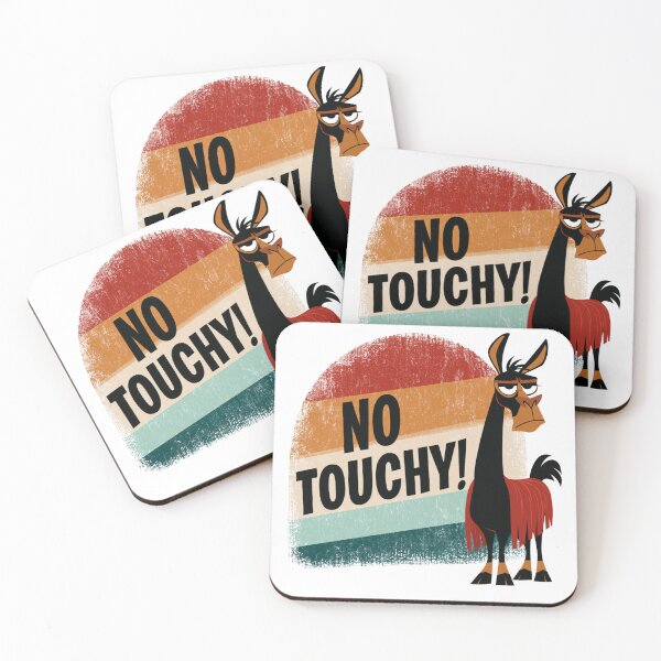 Item preview, No Touchy Funny Llama Vintage Retro designed and sold by TheNyneShop.