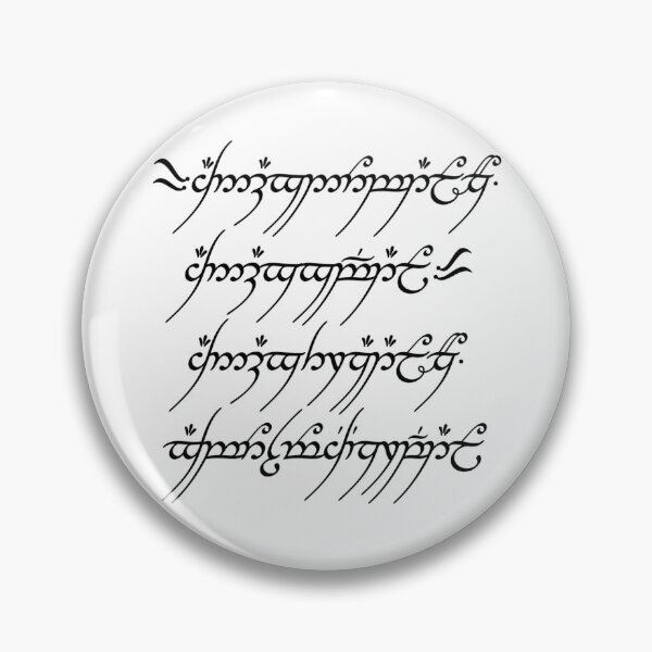 Item preview, One Ring Inscription Lord of the Rings designed and sold by AnimaliaStar.