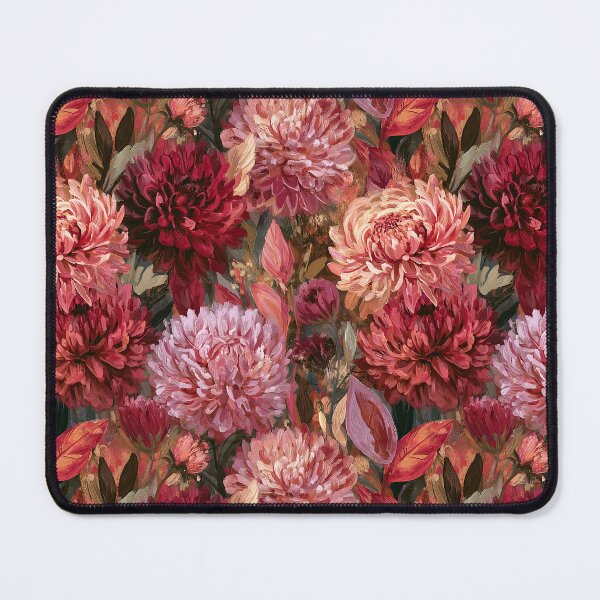 Item preview, Charming Dahlias Floral - Botanical Garden Pattern - Secret Santa Gifts designed and sold by RoyalStarsPatts.