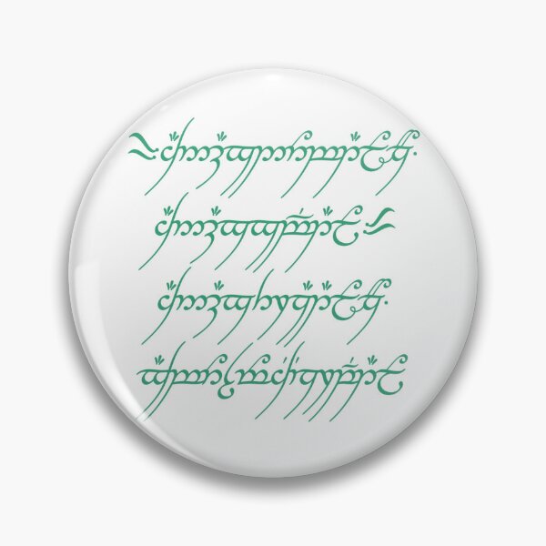 Item preview, One Ring Inscription Lord of the Rings designed and sold by AnimaliaStar.
