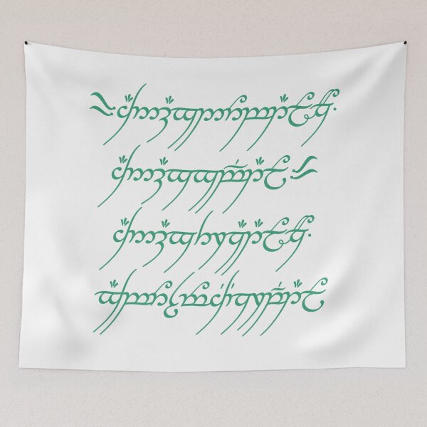 Item preview, One Ring Inscription Lord of the Rings designed and sold by AnimaliaStar.