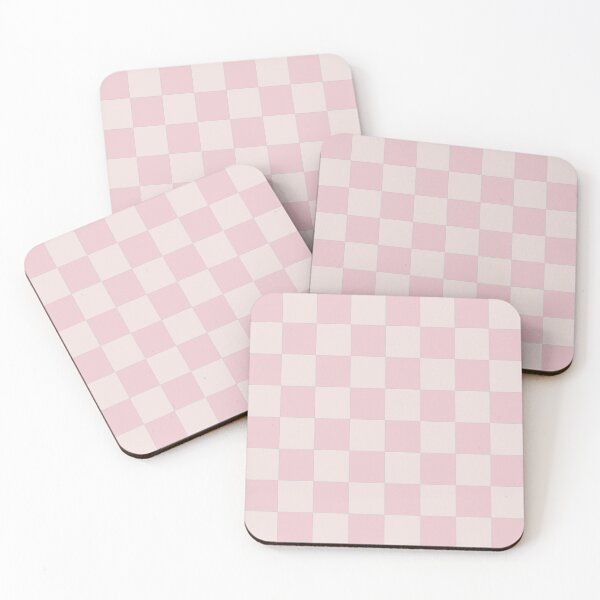 Item preview, Strawberry Milkshake Checkered Pattern designed and sold by The Innocent Ghost Project.