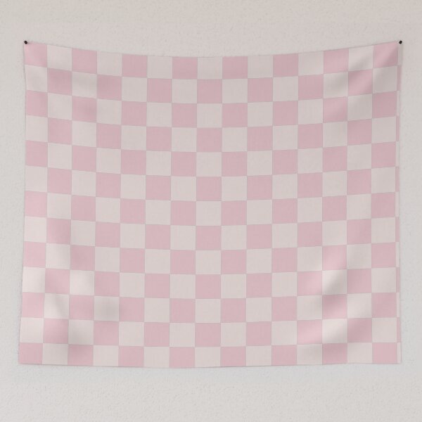 Item preview, Strawberry Milkshake Checkered Pattern designed and sold by The Innocent Ghost Project.