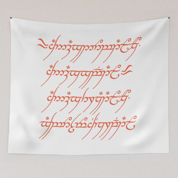 Item preview, One Ring Inscription Lord of the Rings designed and sold by AnimaliaStar.