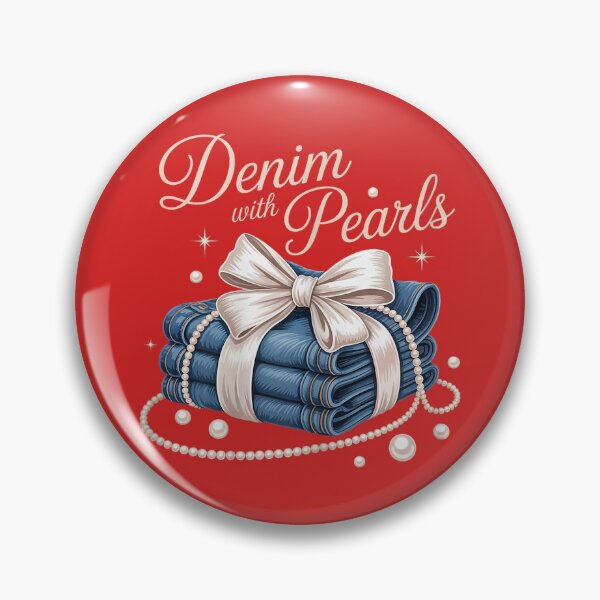 Item preview, Denim with Pearls Mother’s Day Outfit for Stylish Women_2 designed and sold by melodycook.