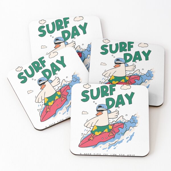 Item preview, Surf Day – Fun Seagull Surfing Design ?‍♂️ designed and sold by WATEKE.