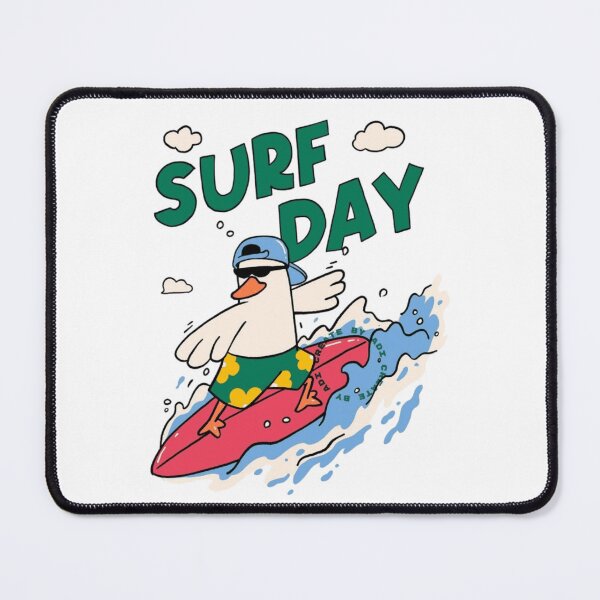 Item preview, Surf Day – Fun Seagull Surfing Design ?♂️ designed and sold by WATEKE.