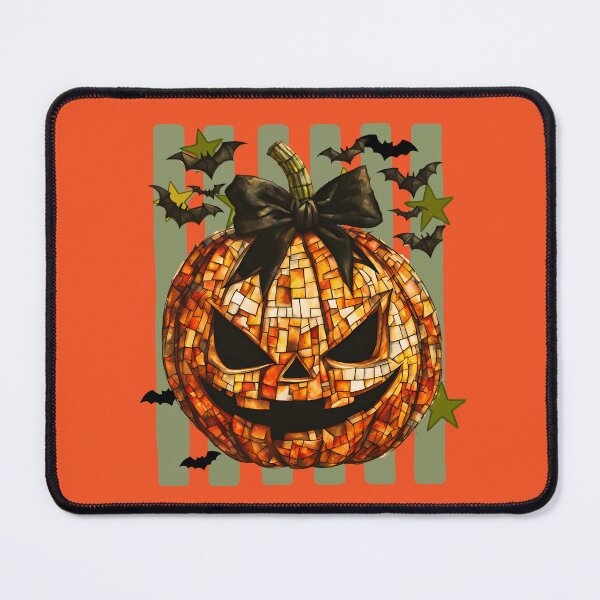 Item preview, Vintage Mosaic Jack O'Lantern Halloween designed and sold by fernandmoonbeam.