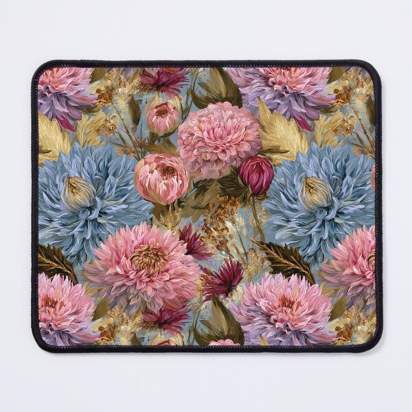 Item preview, Minimalistic Dahlias - Flower Bouquet Pattern - Sympathy Gifts designed and sold by RoyalStarsPatts.