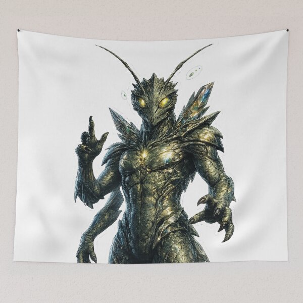 Item preview, Realistic Insectoid Alien Portrait designed and sold by Ruamid.
