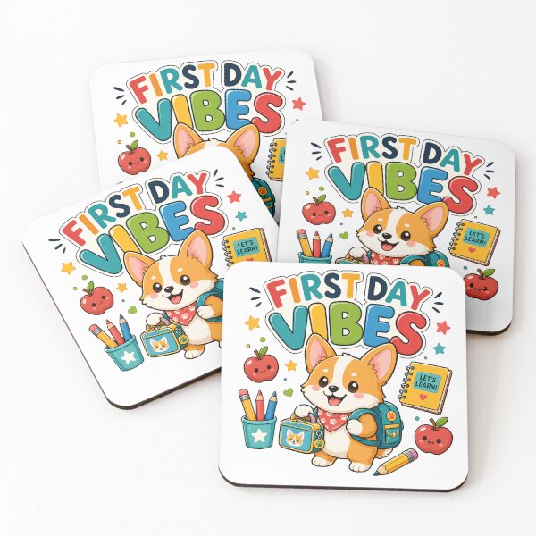 Item preview, Cute Corgi First Day Vibes designed and sold by M.Store.
