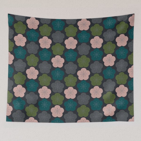 Item preview, IRODORI UME - Dark - Wa designed and sold by Ama Zuan.