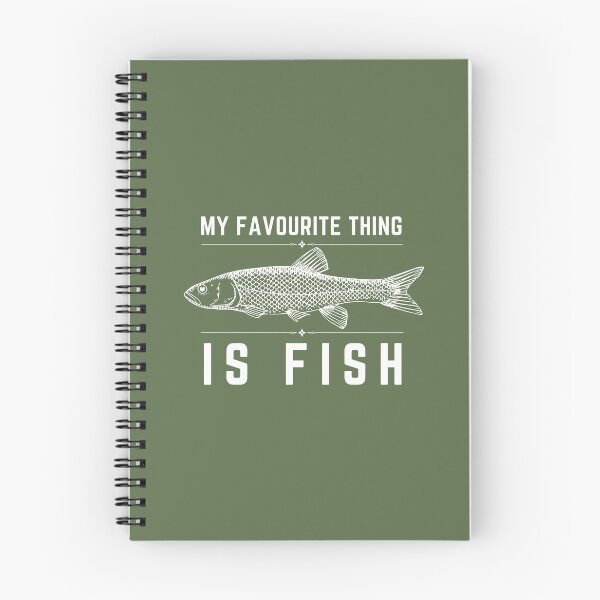 Item preview, My Favourite Thing is Fish (white) – Fishing Lover Aesthetic designed and sold by DontYouBabe.