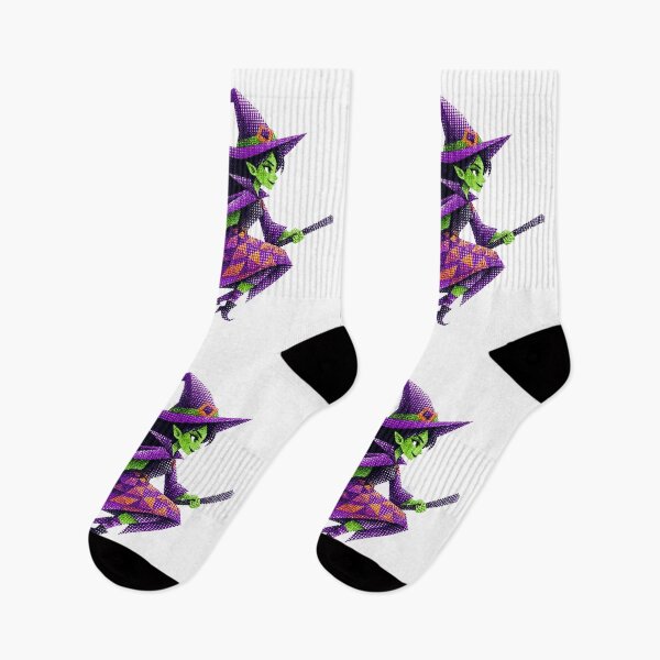 Item preview, Flying Wicked Witch On Broomstick Halftone designed and sold by xMErCUrY03x.