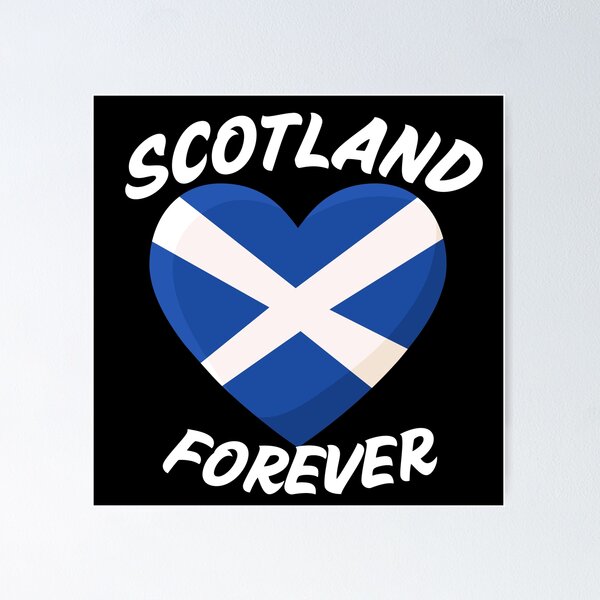 Item preview, Scotland Forever Heart Saltire Graphic designed and sold by Snedsdigital.