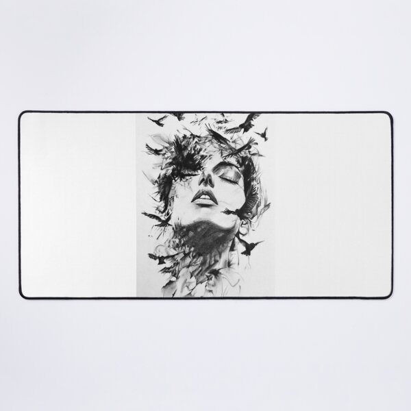 Item preview, Letting Go - Expressive Mind and Birds Pencil Sketch designed and sold by BoyanVBart.