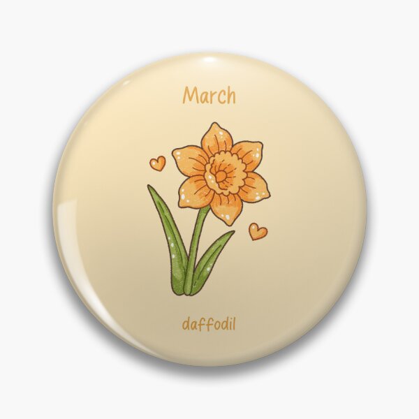 Item preview, March Birth Flower – Daffodil designed and sold by TheRightNotes.