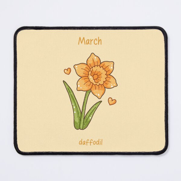 Item preview, March Birth Flower – Daffodil designed and sold by TheRightNotes.
