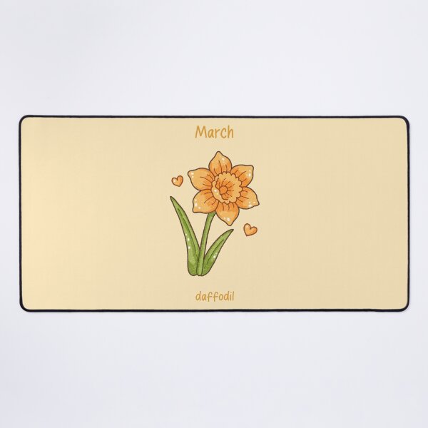 Item preview, March Birth Flower – Daffodil designed and sold by TheRightNotes.