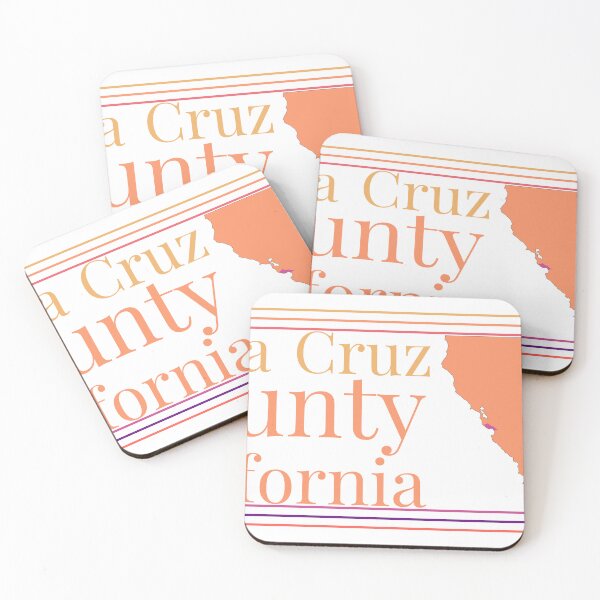 Item preview, Santa Cruz County California Highlighted on State Map designed and sold by TheIconSmith.