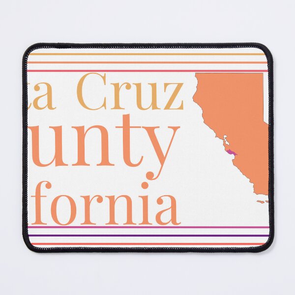 Item preview, Santa Cruz County California Highlighted on State Map designed and sold by TheIconSmith.