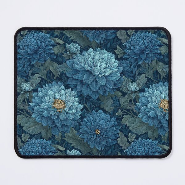 Item preview, Whimsical Dahlias - Botanical Garden Pattern - Valentine Gifts For Him designed and sold by RoyalStarsPatts.