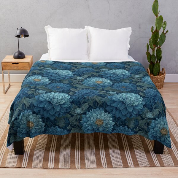 Item preview, Whimsical Dahlias - Botanical Garden Pattern - Valentine Gifts For Him designed and sold by RoyalStarsPatts.