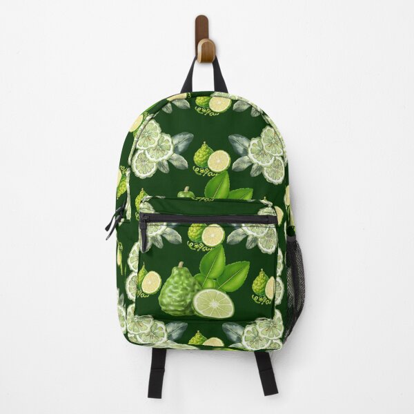 Item preview, Deep Green Kaffir Lime & Tropical Citrus Pattern designed and sold by Jyoti Digital Artist.