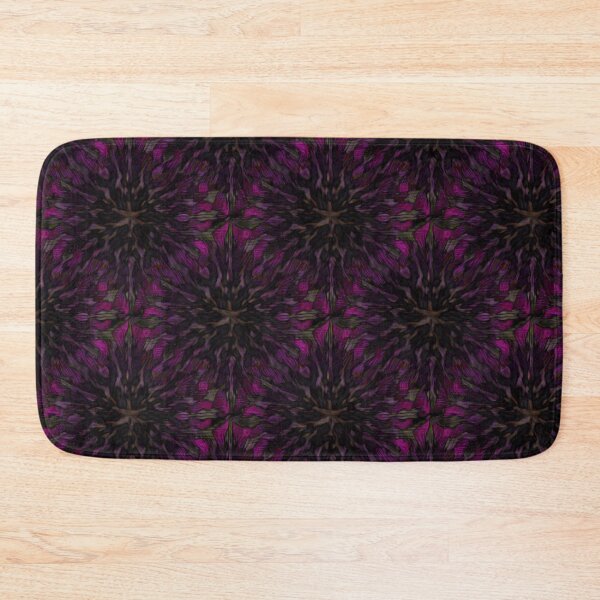 Item preview, Dark Magenta Abstract Kaleidoscope Pattern with Gothic Purple Texture designed and sold by TremainDigital.