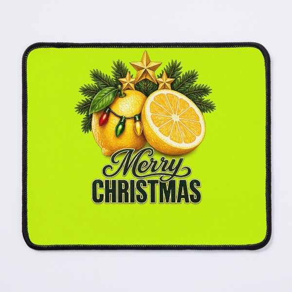 Item preview, Luxury Merry Christmas Lemon Christmas Tree Leaves designed and sold by annenambiro.