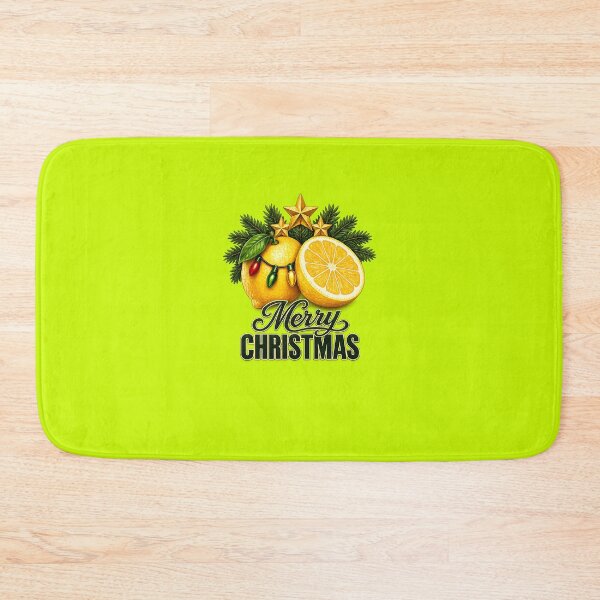 Item preview, Luxury Merry Christmas Lemon Christmas Tree Leaves designed and sold by annenambiro.