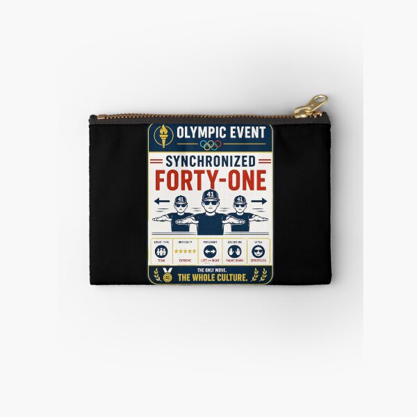 Item preview, 41 (forty-ooooone) SIDEWAYS SOCIETY COLLECTION - SPORTS - Olympic Event Synchronized Forty-One designed and sold by WheelieGdArt.
