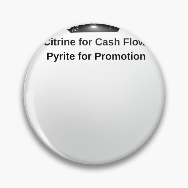 Item preview, Citrine for Cash Flow Pyrite for Promotion | Funny Crystal Work Humor Cat Design designed and sold by Milkydreamrose.