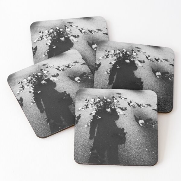 Item preview, My Shadow Among City Pigeons designed and sold by UrbanNoirMood.
