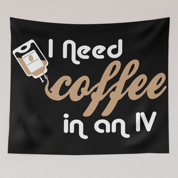 Item preview, I Need Coffee in an IV designed and sold by OddityDesign.