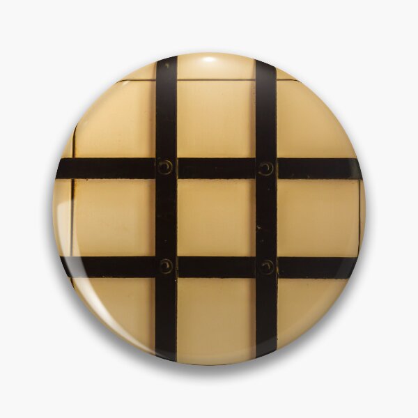 Item preview, Metal Bars Small Window With Security Grill On Beige Wall, Minimal Architectural Grid Composition designed and sold by Nmallia.