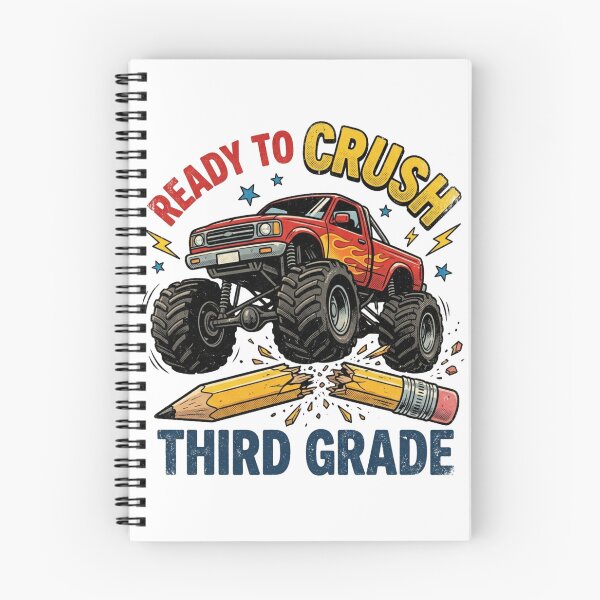 Item preview, Ready To Crush Third Grade Monster Truck Back To School Boys designed and sold by raedattia.