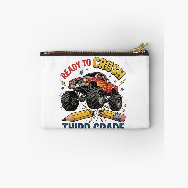 Item preview, Ready To Crush Third Grade Monster Truck Back To School Boys designed and sold by raedattia.