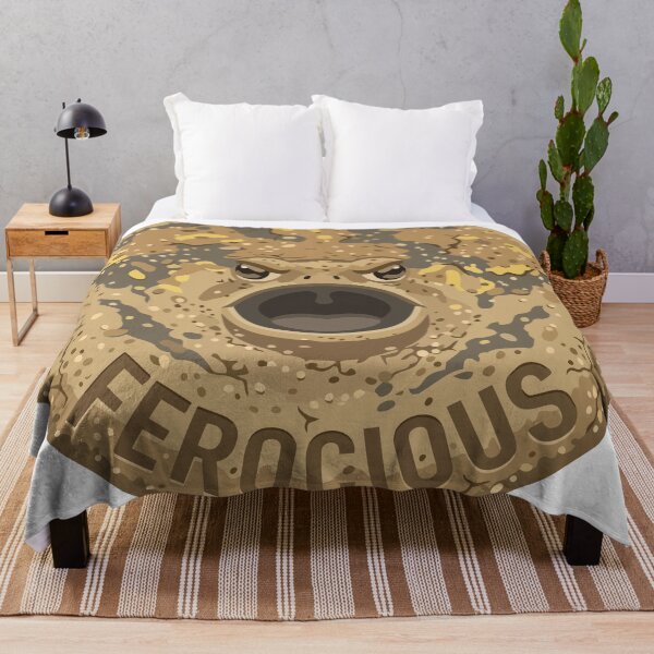 Item preview, Ferocious Desert Rain Frog Angry Meme designed and sold by Arc2020.