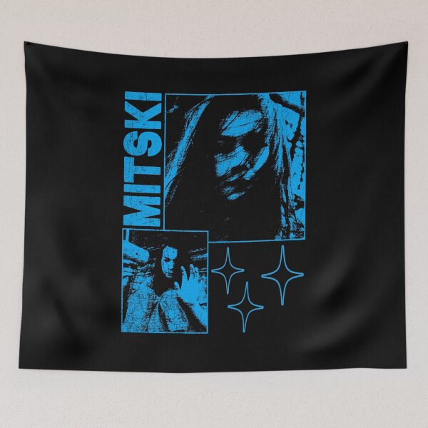 Item preview, Blue Silhouette Style Bedroom Pop Singer  designed and sold by QuirkQuirkyse.