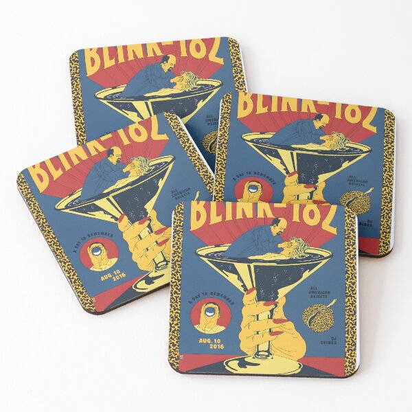 Item preview, Blink 182 Original Custom Vintage Music Poster Wall Art designed and sold by Cool Robot Bro..